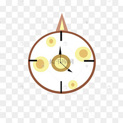 精致卡通钟表插画