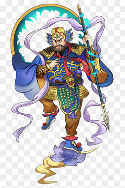 年画国潮门神神荼郁垒