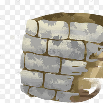 卡通石墙png下载