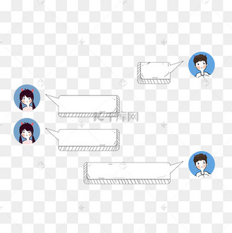人物聊天框图片_人物聊天框设计图片素材大全-千库网