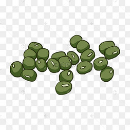 一堆绿豆
