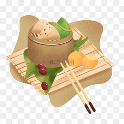 端午节大粽子蒸笼煎堆