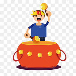 下载ai卡通矢量划小船的人下载 png下载ai端午节赛龙舟划船小人下载