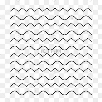 简约线条波浪线条