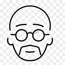 卡通老头