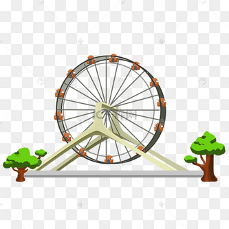 手绘天津之眼插画