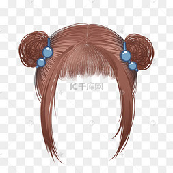 黄头发女人卡通