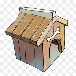 简约狗窝卡通设计3d立体可爱蓝色手表情格局封闭抑郁症自我封闭男孩