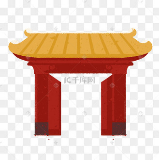 春节大门口