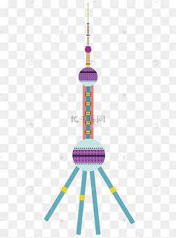 漂亮的东方明珠建筑