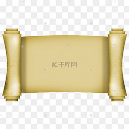 古风卷轴手绘边框插画