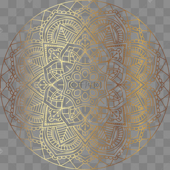 镂空包边矢量花纹