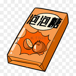 人儿童零食美味什锦口味泡泡糖手绘农夫装饰元素卡通手绘的农夫姗姗