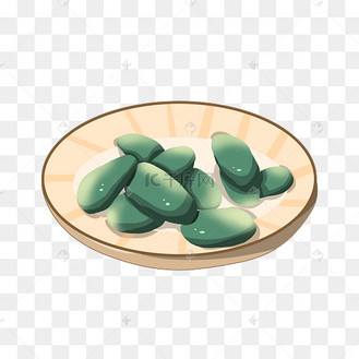 漂亮的腊八蒜插画