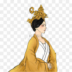 复古水墨古风女王王后