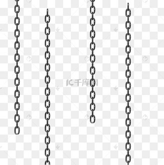 矢量手绘铁链子