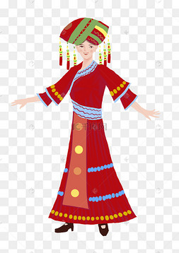 民族服饰刘三姐