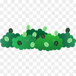 手绘矢量可爱小清新花一角插画