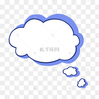 可爱云朵对话框