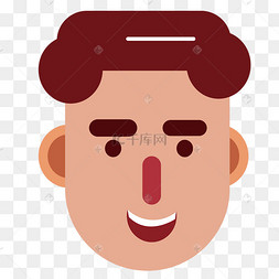 手绘可爱的男人头像免抠图下载 png下载ai手绘卡通重阳节老人登山下载