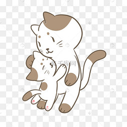动物亲子组合之猫咪