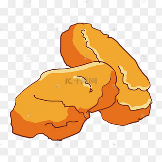 香辣鸡块鸡翅免抠png图片