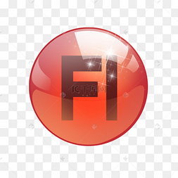 闪光adobecs玻璃停靠图标