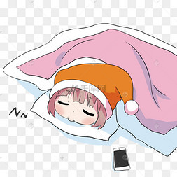 卡通冬天被窝保暖