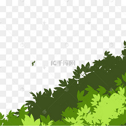 绿色的小草免抠图