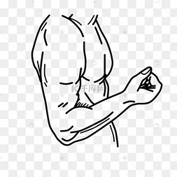 线描健身肌肉型男