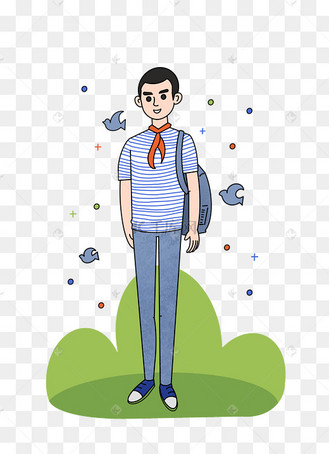 青年节海魂衫红领巾