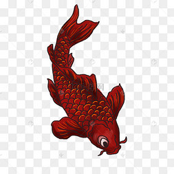 中国风手绘鱼插图