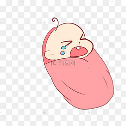 哇哇大哭婴幼儿