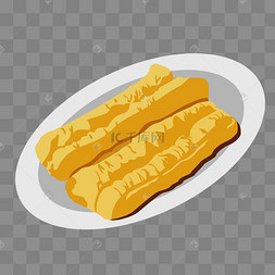 早餐食物炸油条