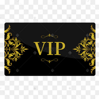 扁平化vip会员卡黑卡会员卡