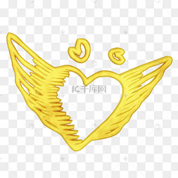金色创意天使翅膀