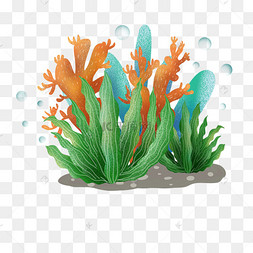 海底绿色植物