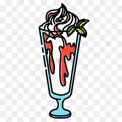 卡通冰淇淋杯