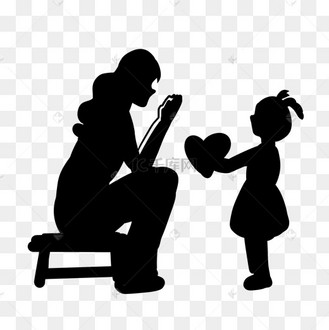 可爱简约母亲节手绘艺术字爱妈妈艺术字设计图片-千库网