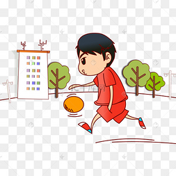 打篮球男孩卡通图片-打篮球男孩卡通图片素材免费下载-千库网