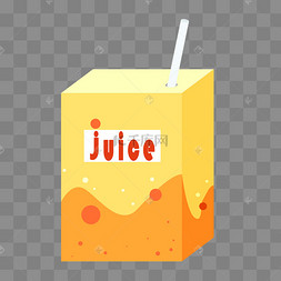 橙汁果汁盒装