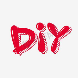 diy模型ps艺术字体-diy模型ps字体设计效果-千库网