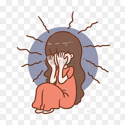 抑郁症心理疾病抑郁症忧郁亚健康女孩抑郁心理疾病亚健康抑郁症心理