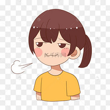 女孩叹气表情包