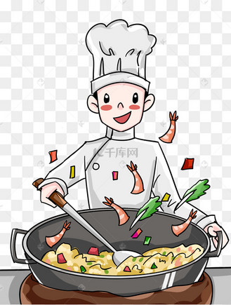 厨师炒菜图片_厨师炒菜设计图片素材大全-千库网