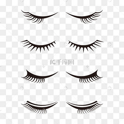 假睫毛卡通