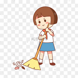 可爱机器人智能早教机器人扫地擦桌子的学生互联网智能图标矢量图卡通