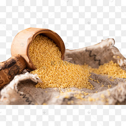 酒水中国风古代食物下载 png中国风五谷杂粮谷物小米黄米瓷碗旧书下载