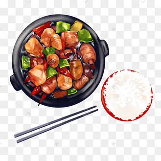 手绘米饭图片_手绘米饭设计图片素材大全-千库网