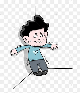 恐惧哆嗦的男孩